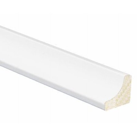 INTEPLAST BUILDING PRODUCTS 8'WHT Cove Poly Molding 91000800032